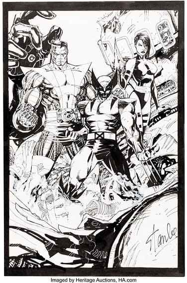 Unseen Jim Lee X Men Art Created Over Ten Years Goes To Auction