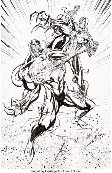 J. Scott Campbell Superior Spider-Man Cover Up For Auction