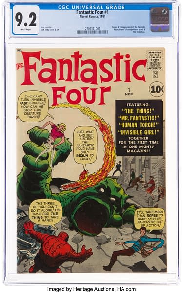 JACK KIRBY & STAN LEE NM FANTASTIC FOUR 1 THE LOST ADVENTURE