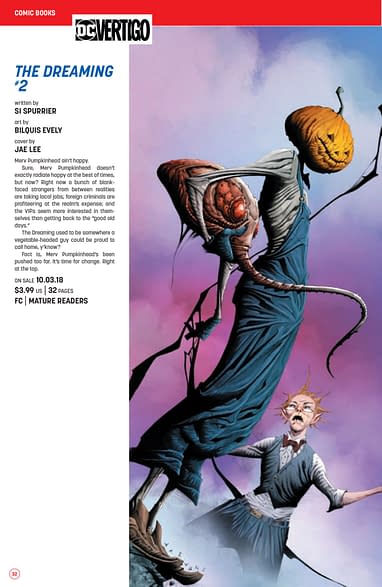 The Full Dc Comics Catalogue For October 2018