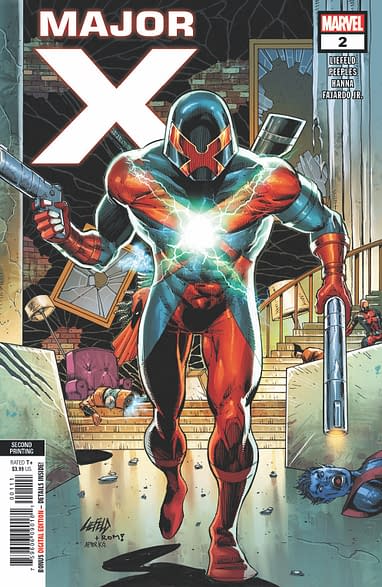 Marvel 2019 2nd Printing Liefeld Variant Major X #5