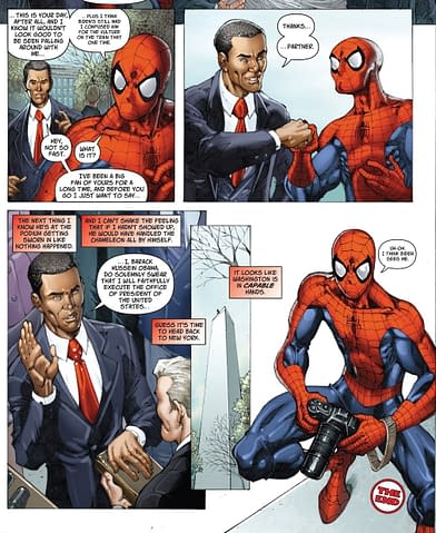 Ten Years Ago Today Marvel Put President Obama In A Spider Man Comic Ten Years Ago Today Marvel Put President Obama In A Spider Man Comic