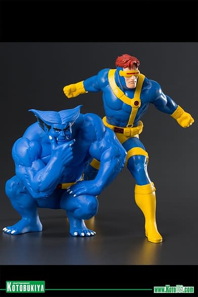 Cyclops And Beast X Men Animated Series Statues On The Way