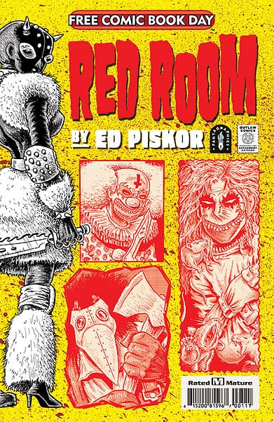 Red Room #4 1:10 Rugg Incentive Variant 2021 Ed Piskor Spawn Homage