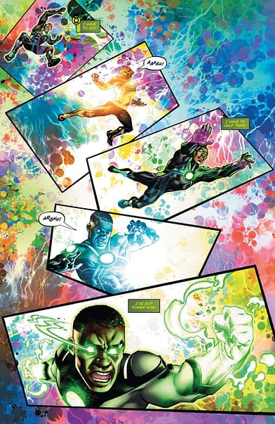 Das Neue DC Universum Green Lantern Nr.4 Panini 2012 eingetütet & geboardet Z.1 