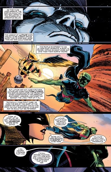 Five Pages From Justice League 28 And Aquaman 50 Preview