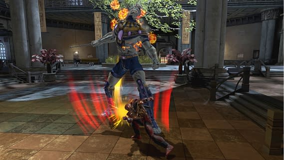 Power Girl Gets Smacked Down In DC Universe Online Screen Caps