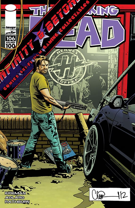 Walking Dead 106 Variant Cover Reprises First Issue But With Charlie Adlard On It