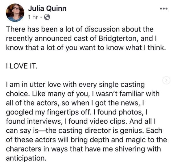 Bridgerton Polly Walker 11 More Join Shondaland Netflix Series Adapt