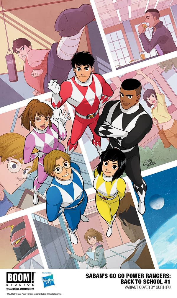 First Look at Power Rangers Spring Break in Go Go Power Rangers: Back to School Special