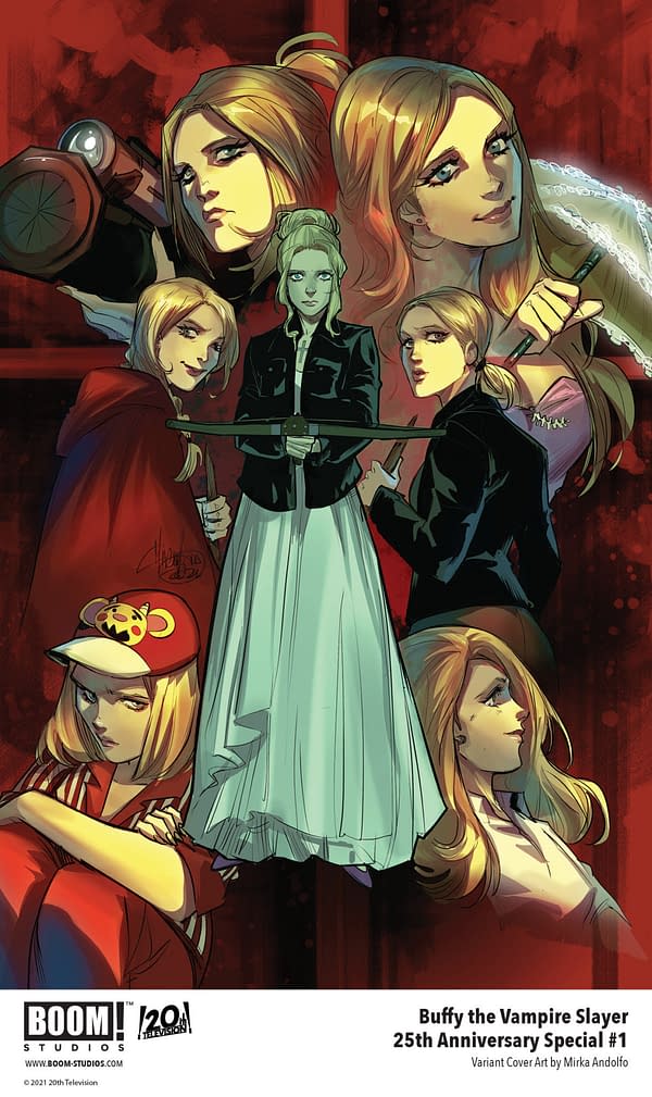 Buffy The Vampire's 25th Anniversary In March, From Boom Studios