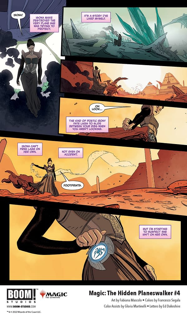 BOOM! Unhides Preview of Magic: The Hidden Planeswalker #4