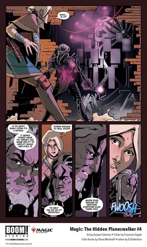 BOOM! Unhides Preview of Magic: The Hidden Planeswalker #4