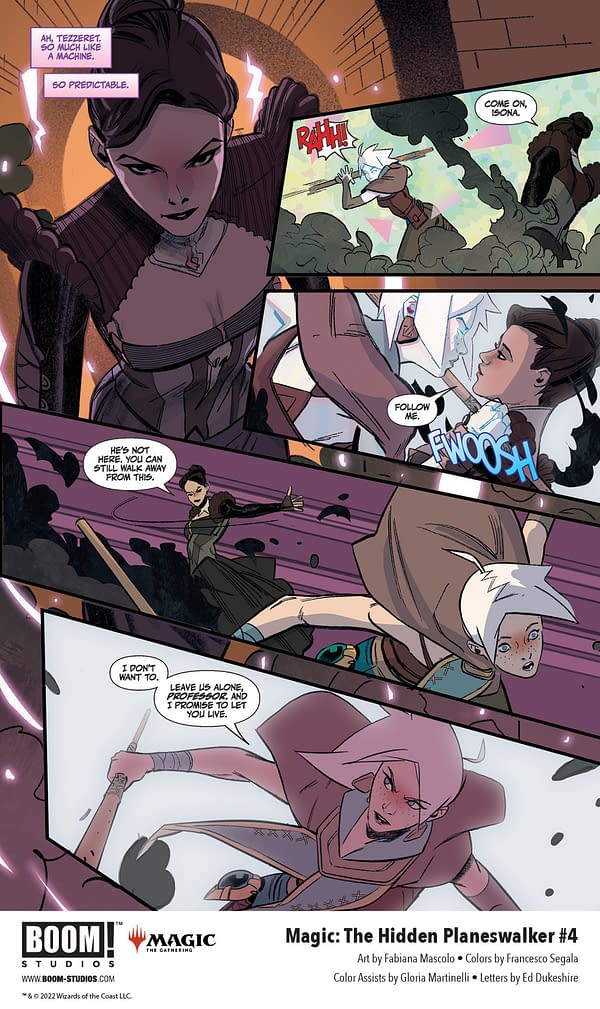 BOOM! Unhides Preview of Magic: The Hidden Planeswalker #4