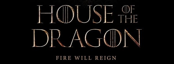 The teaser logo for Game of Thrones spinoff series, House of the Dragon (Image: HBO)