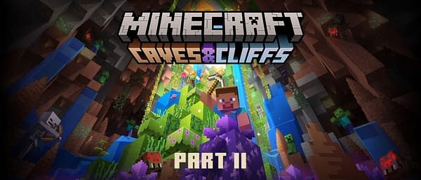 La segunda mitad de Caves & Cliffs llegará a finales de mes a Minecraft, cortesía de Mojang.