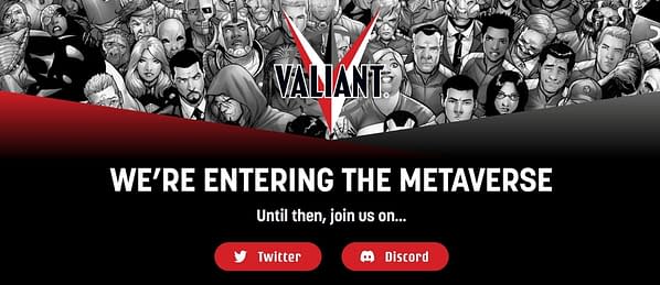 Valiant Goes All In On NFT And Metaverse Web 3.0 - Maybe Comics Too?