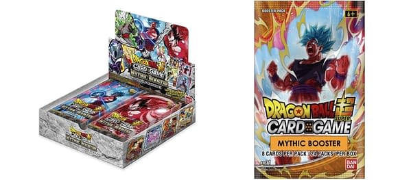 Mythic Booster products. Credit: Dragon Ball Super Card Game