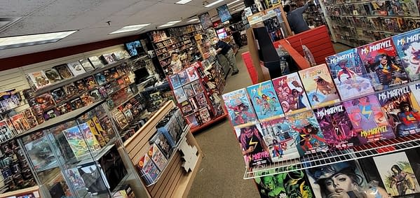 The comic book store where Iman Vellani bought her first copy of Ms. Marvel
