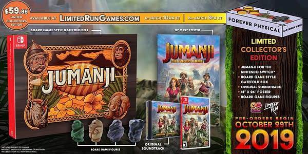 "Jumanji: The Video Game" Is Getting A Collector's Edition