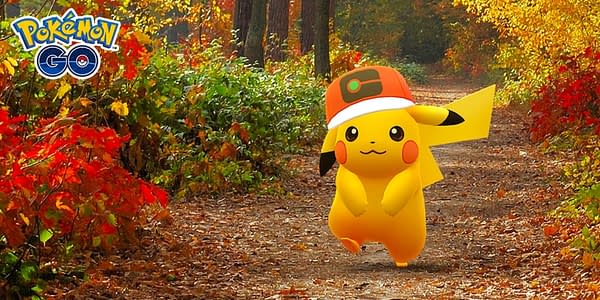 World Cap Pikachu promotional image Pokémon GO. Credit: Niantic