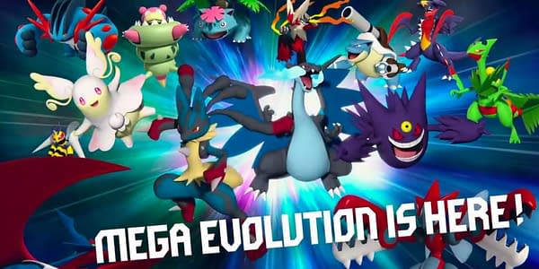 Mega Evolution in Pokémon GO. Credit: Niantic
