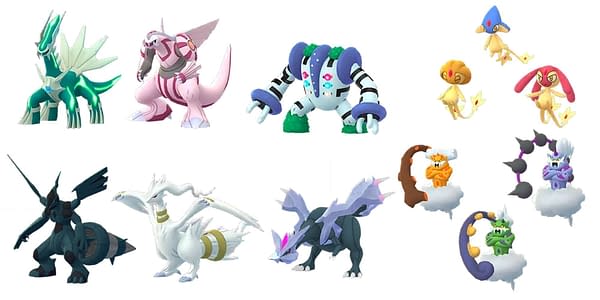Shiny Legendaries in Pokémon GO. Credit: Niantic