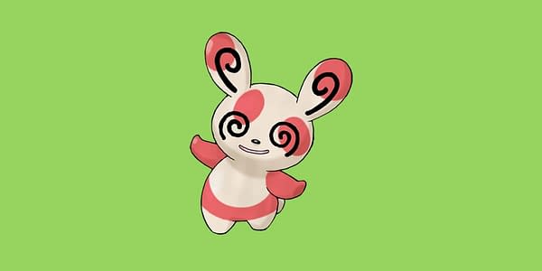 Official work of Spinda.  Credit: Pokémon Company International