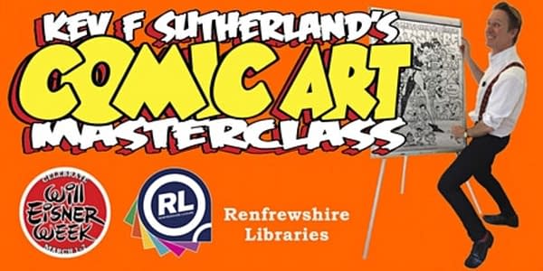 Kev F Sutherland Hosts Free Comic Book Art Masterclasses on Wednesday