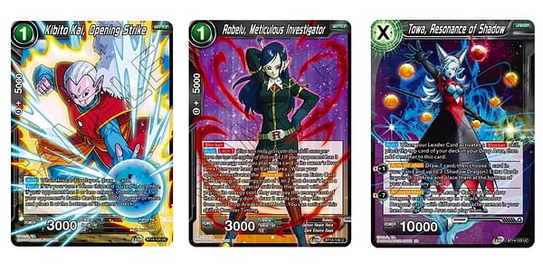 Cards of Cross Spirits. Credit: Dragon Ball Super CG