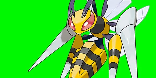 Mega Beedrill official art. Credit: Pokémon Company