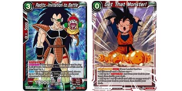 Dragon Ball Super Saiyan Showdown cards. Credit: Bandai