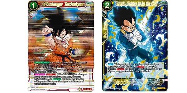 Mythic Booster cards. Credit: Dragon Ball Super Card Game