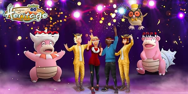 New Year's Event graphic in Pokémon GO. Credit: Niantic