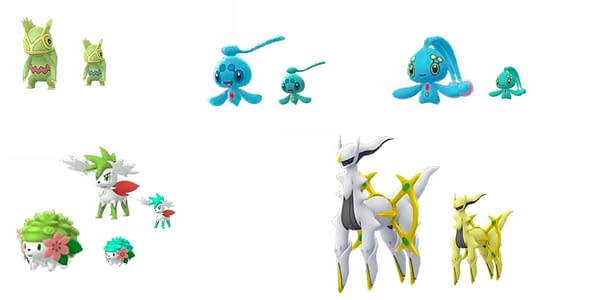 Generation 1 – 4 Species not released in Pokémon GO. Credit: Niantic