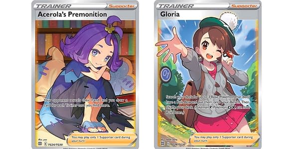 Brilliant Stars Trainer Gallery subset cards. Credit: Pokémon TCG