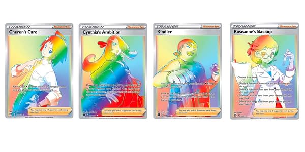 Brilliant Stars Rainbow Rares. Credit: Pokémon TCG