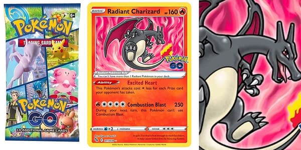 Pokémon GO Radiant Charizard. Credit: Pokémon TCG