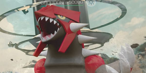 Groudon in Pokémon GO. Credit: Niantic