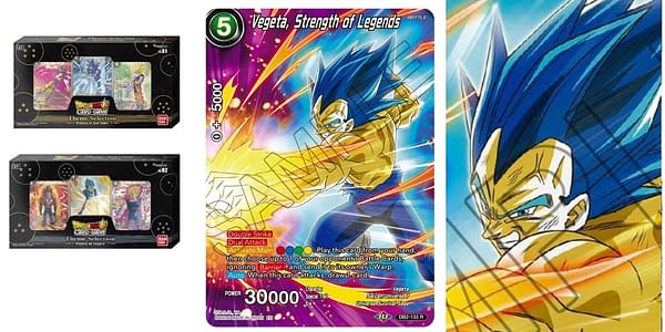 History of Vegeta cards. Credit: Dragon Ball Super Card Game