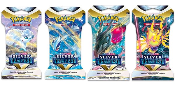 Sword & Shield - Silver Tempest products. Credit: Pokémon TCG Sword & Shield - Silver Tempest products. Credit: Pokémon TCG