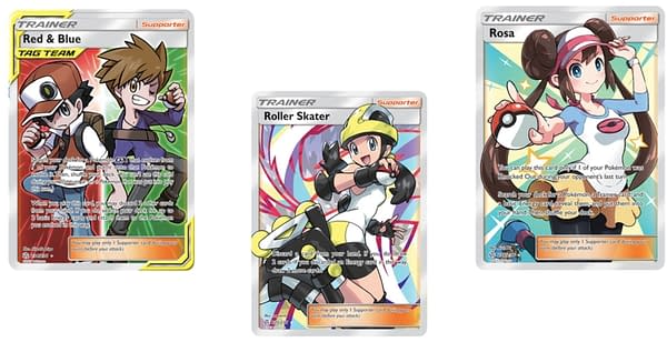 Cosmic Eclipse Complete Art Trainer Cards.  Credit: Pokémon TCG