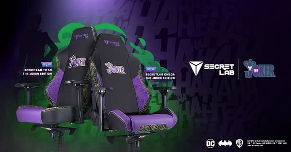 You'll be laughing from the seat of your pants in this new Joker chair, courtesy of Secretlab.