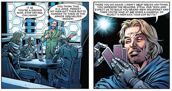 Colonel Callahan Reaches from One X-Men Comic to Another