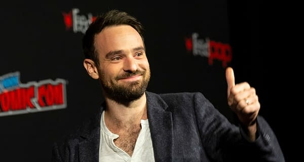 Charlie Cox attends Marvel's DAREDEVIL panel during New York Comic Con at Hulu Theater at Madison Square Garden. Editorial credit: lev radin / Shutterstock.com