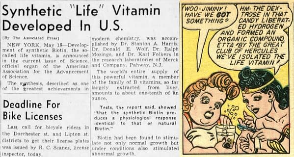 Synthentic "Life Vitamin" developed in 1943.