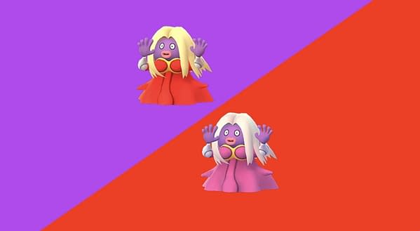 Comparison of regular Jynx and Shiny in Pokémon GO.  Credit: Niantic