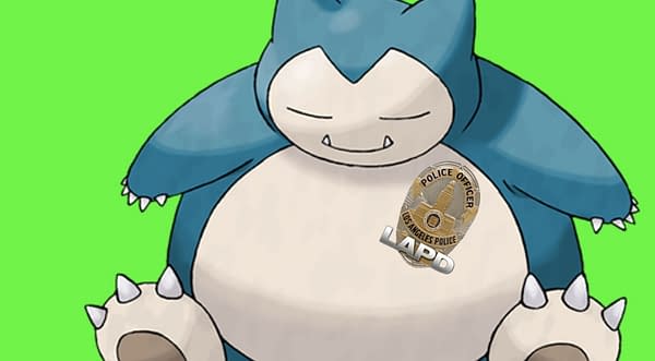 LAPD Snorlax. Credit: Pokémon