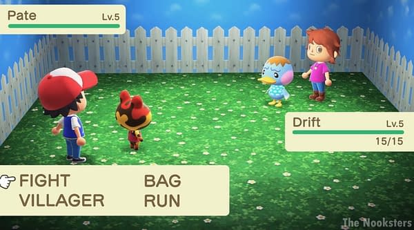 This talented Animal Crossing: New Horizons fan recreated a Pokemon battle in-game. 