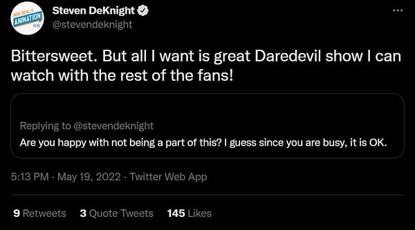 Daredevil: Steven DeKnight Jokingly Offers to Sell Back Suit &#038; More